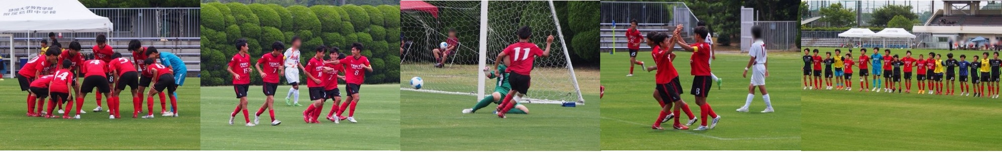 サッカー部「東海中学総体」１回戦に勝利